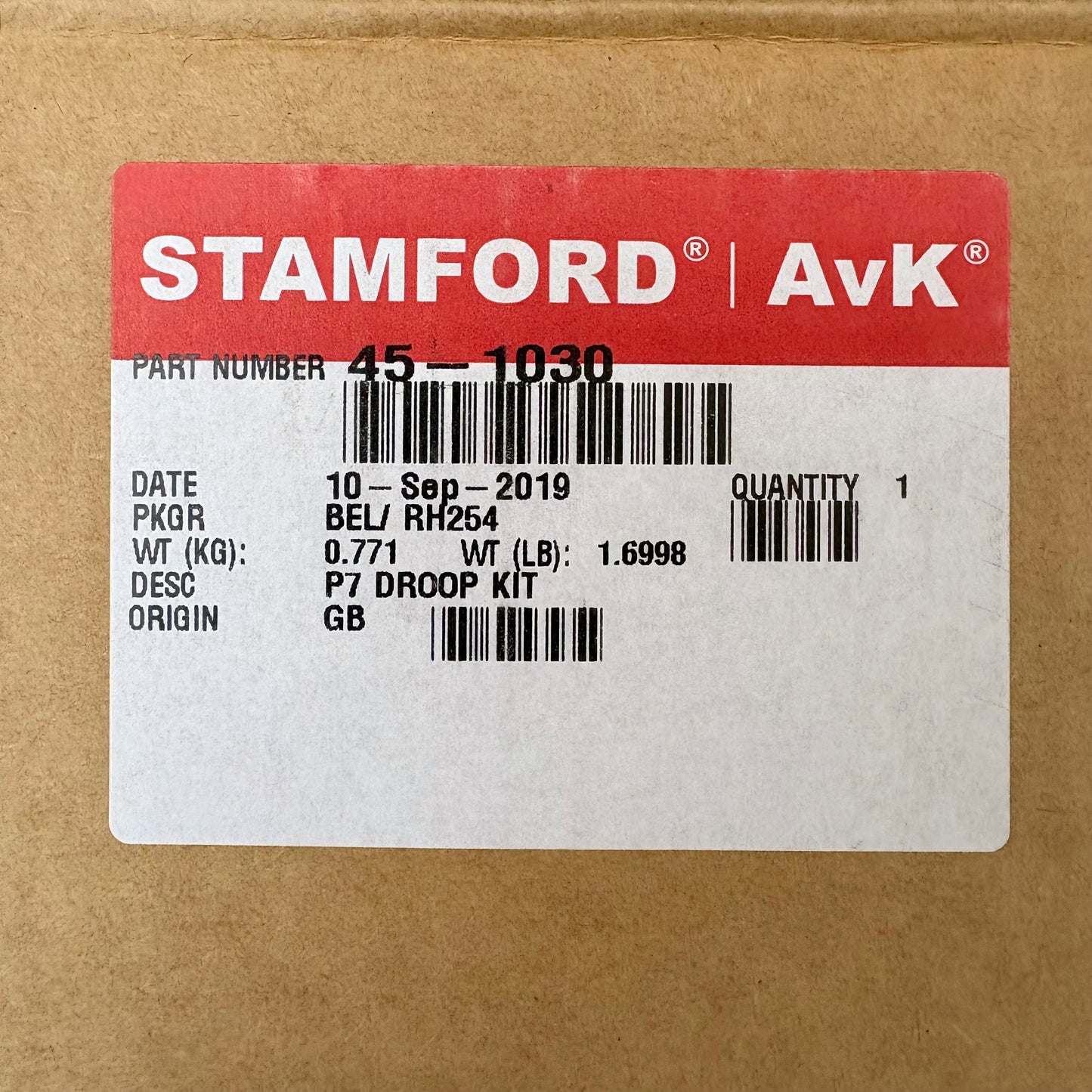 Stamford 450-35751 / 45-1030 Droop Kit