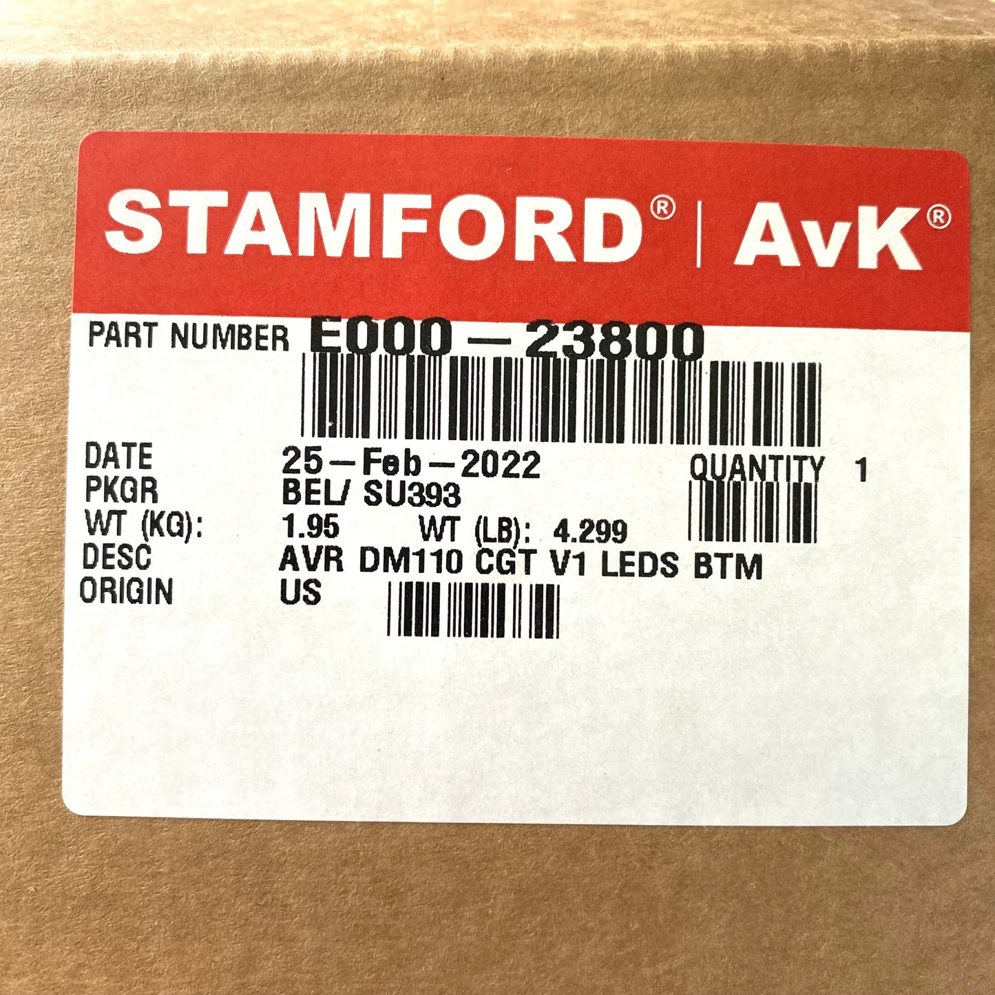 Stamford DM110 E000-23800 AVR